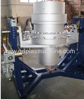 Plastic PE water and gas supply pipe extrusion machine 