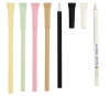 Eco promotional paper ballpen with color body