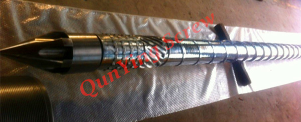 huge injection screw and cylinder(diameter 215mm)