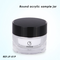 10ml round double wall acrylic jar Nail jar