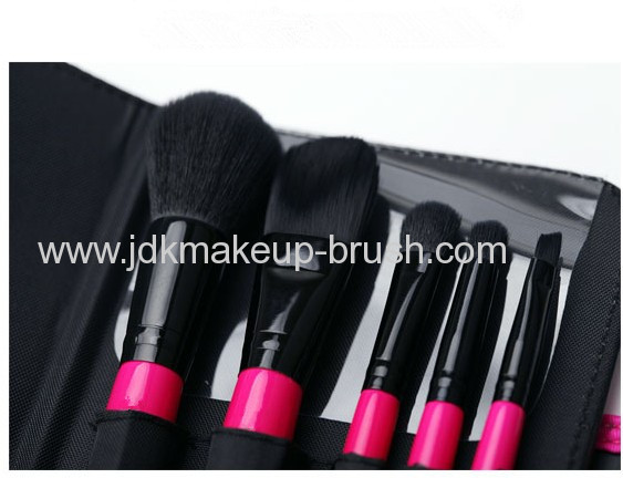 Customized cheap cosmetic brush set,5pcs pro makeup brush set,free sample