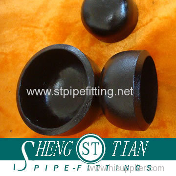 Carbon steel pipe fittings seamless cap