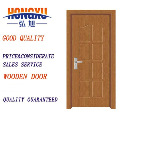 Safety bedroom wooden doors design