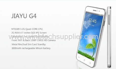 In stock JIAYU G4 Android Phone MTK6589 Quad Core 1.2G Android 4.1 4.7