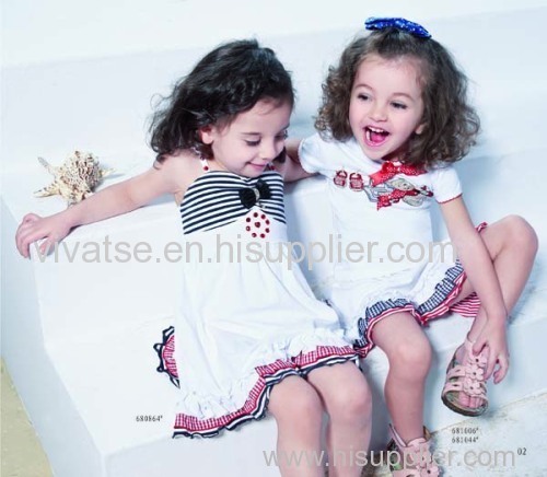 Girls fashion cotton dress