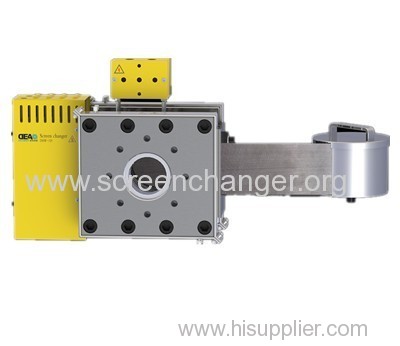 Autoscreen changer for plastic melt filtration