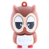 cartoon owl shape pvc custom usb flash