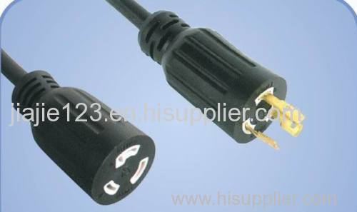 self-locking power supply cord