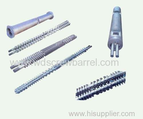 high output conical screw barrel