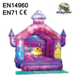 Small Beautiful Princess Inflatable Pink Castle for Children