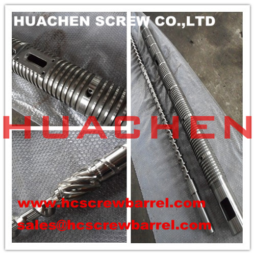 Screw barrel for nitriding