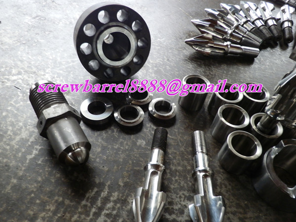 PVC injection bimetallic barrel and screw