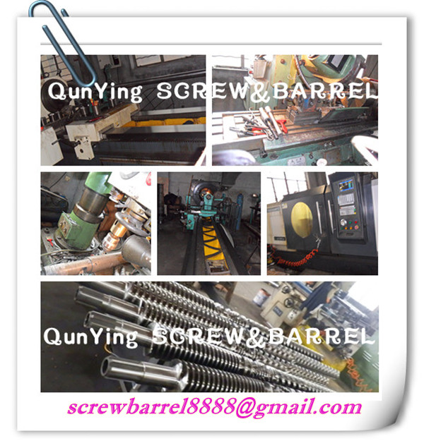PVC injection bimetallic barrel and screw