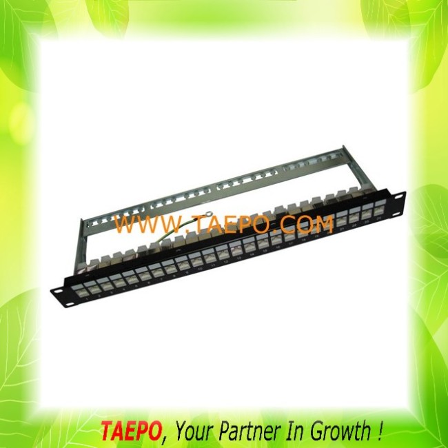 191U CAT5E and CAT6 24 port patch panel with cable manager