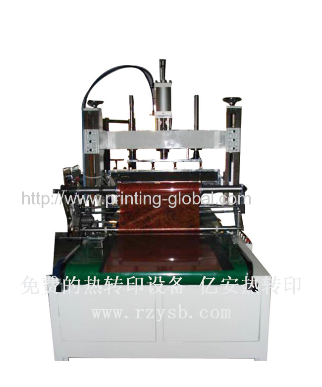 electronic controled and easy handle sheet material thermal transfer machine