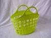 plastic colorful soft baskets with handle