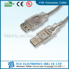 Hotselling USB 2.0 am/af Cable
