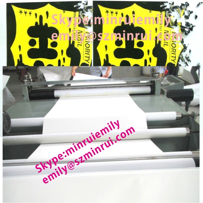 Minrui Ultra Destructible Vinyl Sticker Materials in Sheets for Offset Printing 