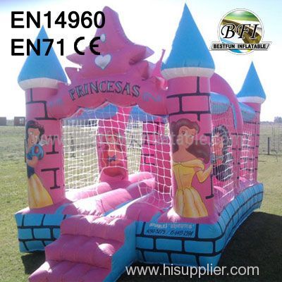 Hot sale Inflatable commercial princess bouncer