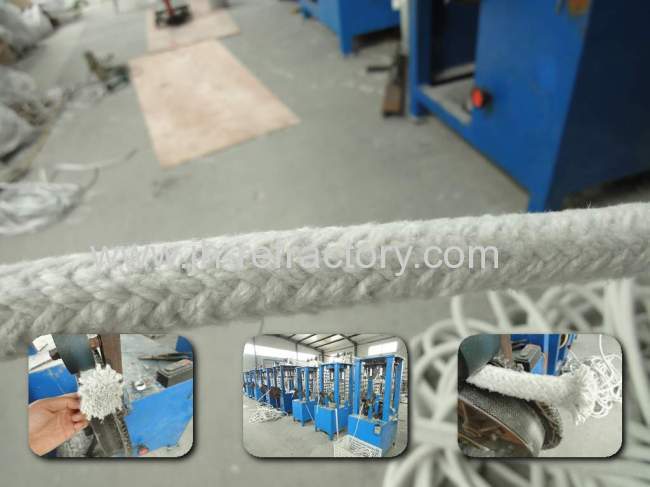 1000°C working temperature refractory ceramic fiber rope