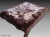 best quality Flower print stock mink blanket