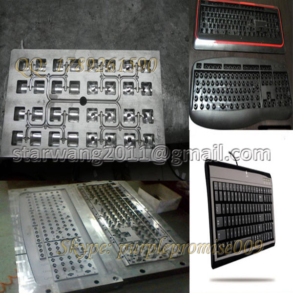 manufacturing hot sale plastic computer keyboard mould