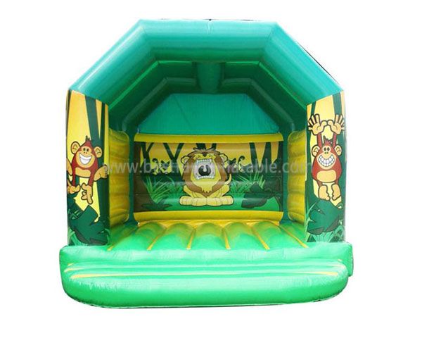 Green Jungle Inflatable Bounce House