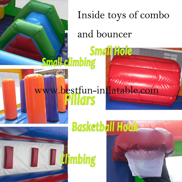 Mini Inflatable Bounce House In the Sea