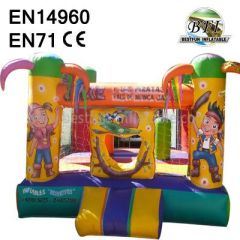 Little Pirate Jungle Inflatable Jumping Bounce House