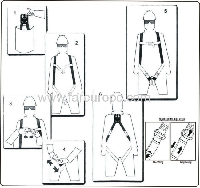 Safety seat belt for construction