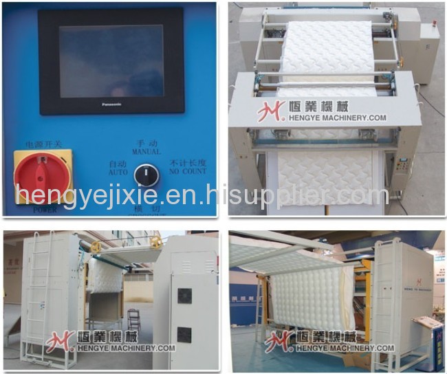 Mattress panel cutter machine