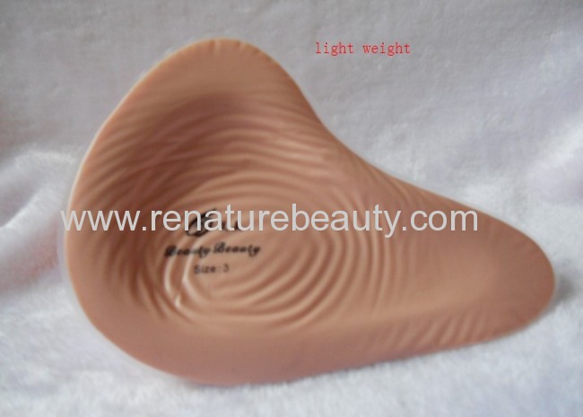 Waterdrop shape Silicone breast form for mastectomy