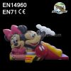 Happy Inflatable Mickey And Minnie Mouse Bouncer Slide Combo