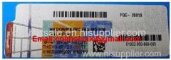 New Material arrival COA label for Windows 8 Pro ENG INTL OEM with Original FPP