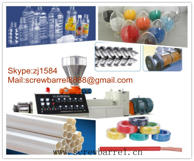 conical doubel barrel screw cylinder for pvc panel