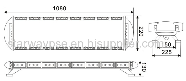 LED lightbar for Emergency Vehicle, Police, Fire