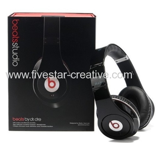 2013 Beats by Dr.Dre-Beats Studio Over-the-Ear Headphones Black(Beats Version)