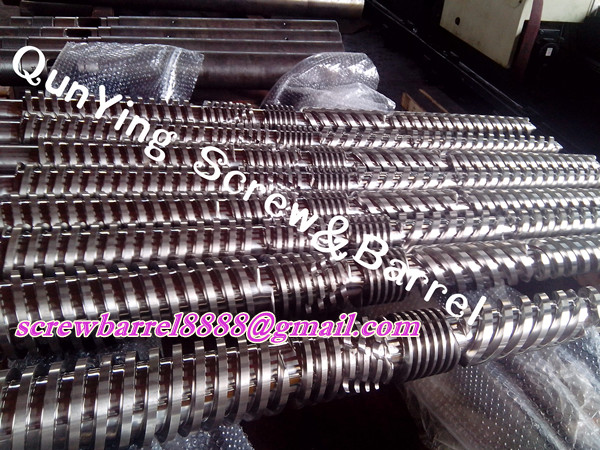 pvc twin screw barrel for producing pvc pipe