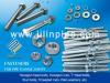 Bolts and nuts threaded rods for ductile iron pipe fittings and joints