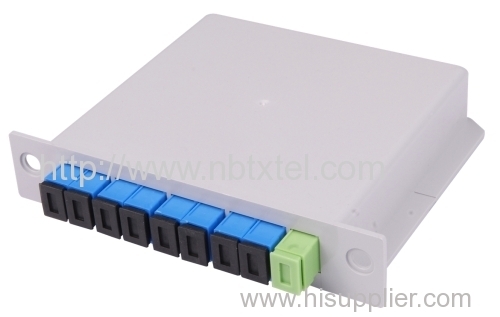 Fiber optic PLC Splitter 1-8 SC UPC