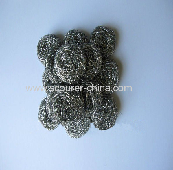 Rust-free and eco-friendly Flat stainless steel 410 and 430 spiral scourers
