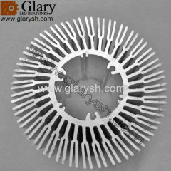 Heatsink LED Round 60x27mm, Aluminum Extruded Profile for LED Spot Light