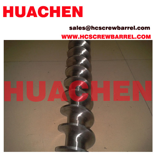 Screw barrel screw for slica gel rubber products