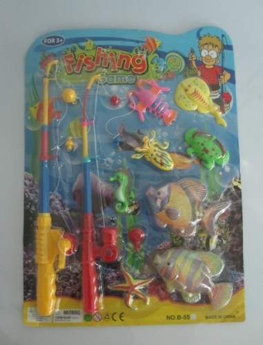 Fishing game toys set