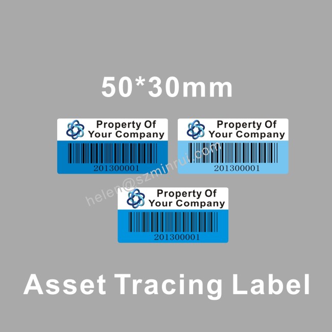 Asset Tag Labels Protect Property of Your Company