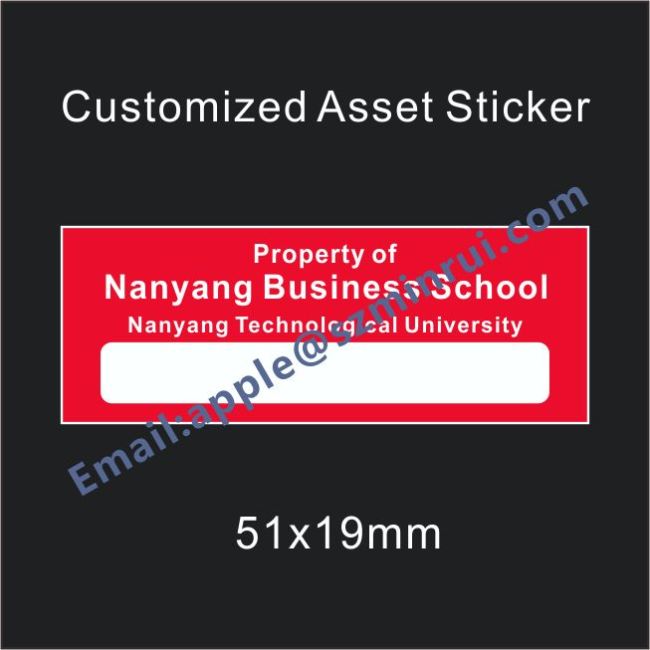 Customized Asset Tags and Asser Stickers,Tamper Evident Security Asset Label Sticker,Asset Tracking Stickers 