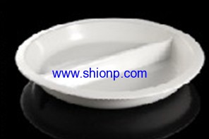 Full size divided porcelain pan