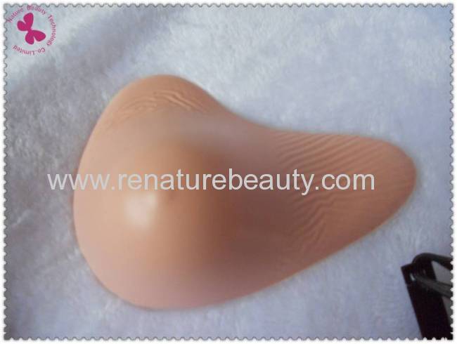 Super light silicone breast form for breast enlargement with 35% lighter silicone