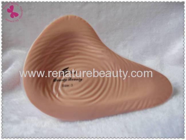 Super light silicone breast form for breast enlargement with 35% lighter silicone