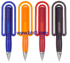 Promotion ballpen with clip